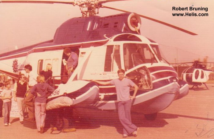 Detailed history and photos of helicopter Sikorsky S-62A Serial 62-079 Register N54516 CF-ELO N10058 used by Briles Wing and Helicopter ,Okanagan Helicopters ,Sikorsky Helicopters Track service timeline and current status.