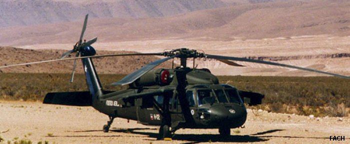 Helicopter Sikorsky S-70A-39 Black Hawk Serial 70-2462 Register H-02 used by Fuerza Aerea de Chile FACh (Chilean Air Force). Aircraft history and location