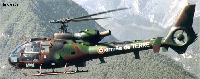 Detailed history and photos of helicopter Aerospatiale SA342M Gazelle Serial 1458 Register 3458 used by Aviation Légère de l'Armée de Terre ALAT (French Army Light Aviation) Track service timeline and current status.