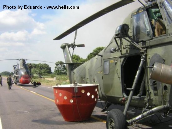 Helicopter Westland Wessex HC.2 Serial wa122 Register 076 XR497 used by Fuerza Aerea Uruguaya FAU (Uruguayan Air Force) ,Royal Air Force RAF. Built 1963. Aircraft history and location