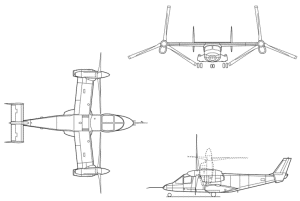 XV-15 views blueprints