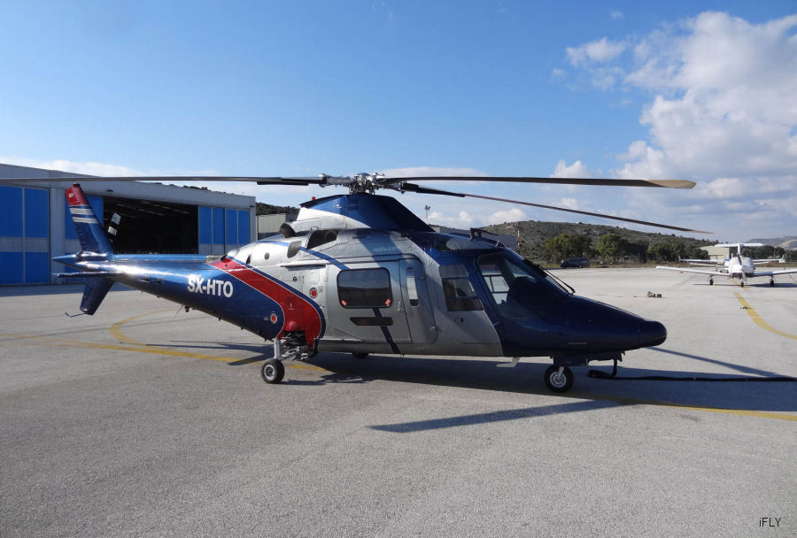 Helicopter Agusta A109C Serial 7671 Register D-HPMA N1TV SX-HTO used by AgustaWestland Philadelphia (AgustaWestland USA). Built 1995. Aircraft history and location