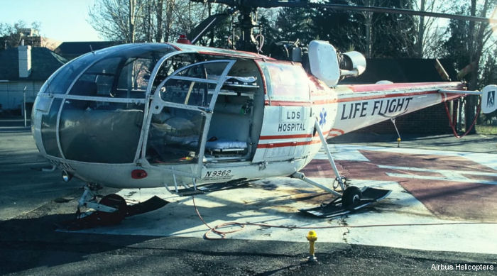 Detailed history and photos of helicopter Aerospatiale SA316B Alouette III Serial 1739 Register N9362 used by Skydance Helicopters ,RMH (Rocky Mountain Helicopters) Track service timeline and current status.