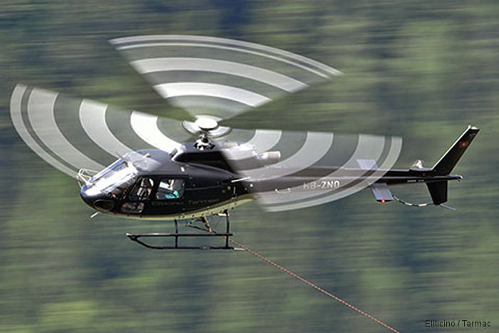 Detailed history and photos of helicopter Airbus H125 Serial 7831 Register HB-ZNO used by Eliticino / Tarmac ,Europavia SA Track service timeline and current status.