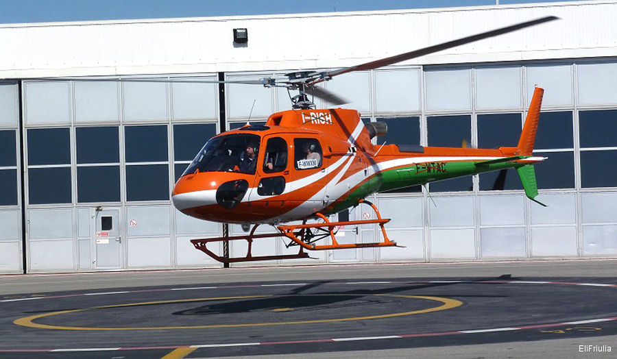 Detailed history and photos of helicopter Eurocopter AS350B3e Ecureuil Serial 7374 Register OY-HIU I-RISH F-WTAC used by Blue West Helicopters BWH ,EliFriulia ,Eurocopter France Track service timeline and current status.