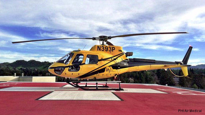 Detailed history and photos of helicopter Eurocopter AS350B3e Ecureuil Serial 7669 Register N393P N575AE used by PHI Air Medical ,American Eurocopter (Eurocopter USA) Track service timeline and current status.