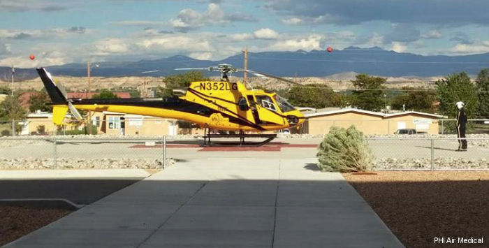Detailed history and photos of helicopter Eurocopter AS350B3 Ecureuil Serial 3777 Register N341P N352LG N142AE used by PHI Air Medical ,American Eurocopter (Eurocopter USA) Track service timeline and current status.