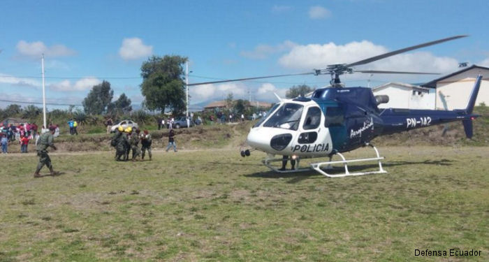 Policía Nacional del Ecuador AS350 Ecureuil