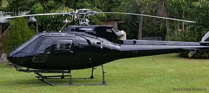 Detailed history and photos of helicopter Aerospatiale AS350B Ecureuil Serial 1766 Register VH-ZSM A22-010 used by Gold Coast Helitours ,Royal Australian Air Force RAAF Track service timeline and current status.