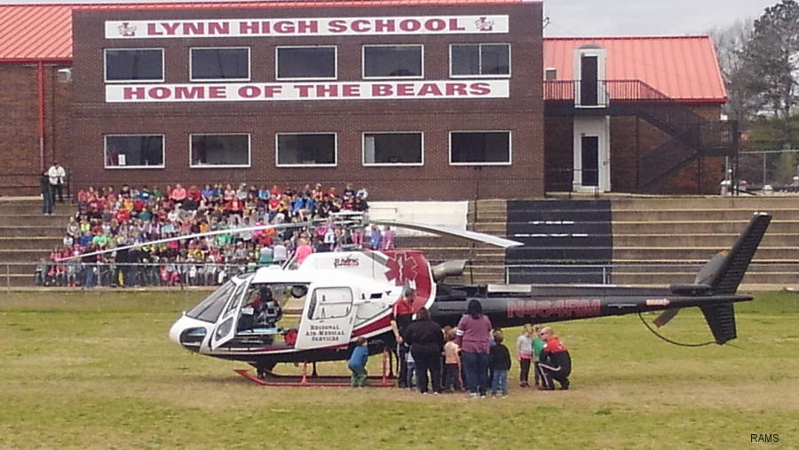 Detailed history and photos of helicopter Eurocopter AS350B3 Ecureuil Serial 3962 Register N464RM N854HW N251H used by RAMS ,Haynes Ambulance ,Hospital Wing ,American Eurocopter (Eurocopter USA) Track service timeline and current status.