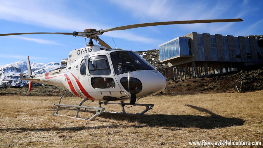 Detailed history and photos of helicopter Eurocopter AS350B3 Ecureuil Serial 4047 Register TF-AHH OY-HIS LN-OOY used by þyrluþjónustan (helicopter service of iceland) ,Reykjavík Helicopters ,Blue West Helicopters BWH ,Pegasus Helicopter Track service timeline and current status.