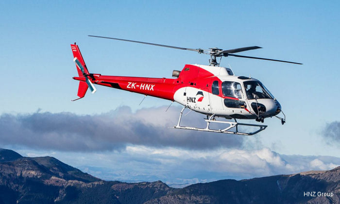 Detailed history and photos of helicopter Aerospatiale AS350B Ecureuil Serial 1828 Register ZK-HCZ ZK-HNX VH-WKZ RP-C2777 JA9408 used by HNZ Australia Pty Ltd (PHI International Australia Pty Ltd) ,Helicopters NZ Ltd Track service timeline and current status.