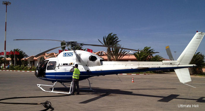 Helicopter Eurocopter AS355N Ecureuil 2 Serial 5663 Register G-SCHZ G-STON VP-BCE ZS-HND used by Veritair Ultimate Heli. Built 1999. Aircraft history