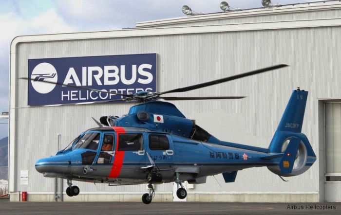 Detailed history and photos of helicopter Airbus AS365N3+ Dauphin 2 Serial 7012 Register JA03FP used by Keisatsu-chō JNPA (Japanese National Police Agency) ,Airbus Helicopters Japan AHJ Track service timeline and current status.