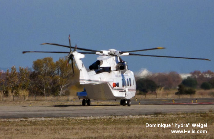 Detailed history and photos of helicopter AgustaWestland AW101 642 Serial 50249 Register 7T-WVB ZR350 used by Al Quwwat Aljawwiya Aljaza Eriiya (Algerian Air Force) ,AgustaWestland UK Track service timeline and current status.