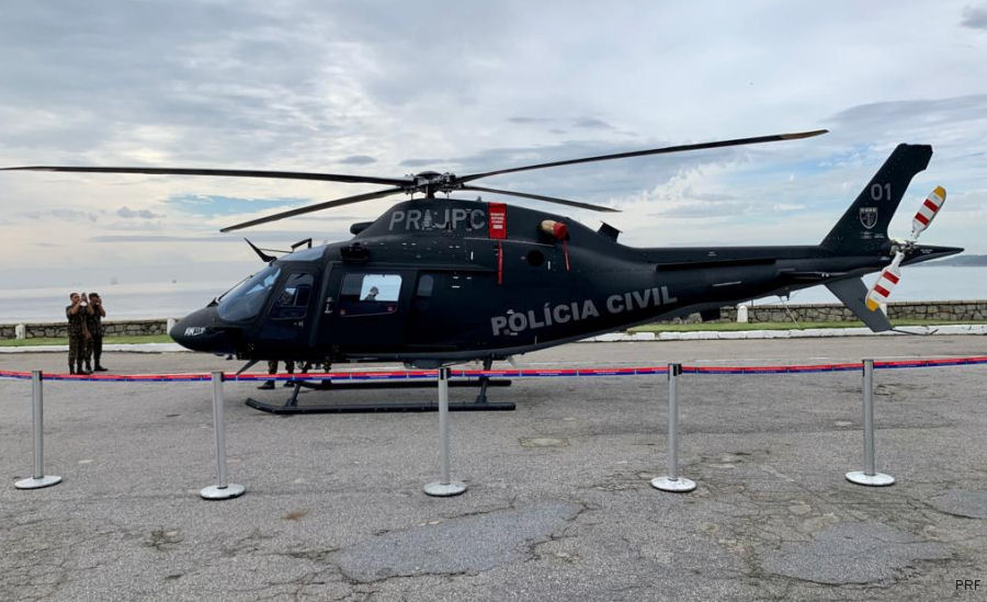 Detailed history and photos of helicopter AgustaWestland AW119Kx Koala Serial 14970 Register PR-JPC N695SH used by Polícia Civil (Brazilian Civil Police) ,AgustaWestland Philadelphia (Leonardo USA) Track service timeline and current status.