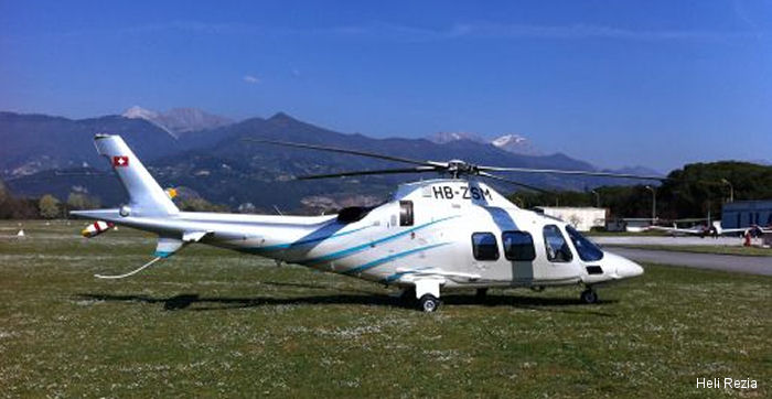 Detailed history and photos of helicopter AgustaWestland AW109S Grand Serial 22129 Register HB-ZSM used by Heli Rezia AG ,Skymedia AG Track service timeline and current status.