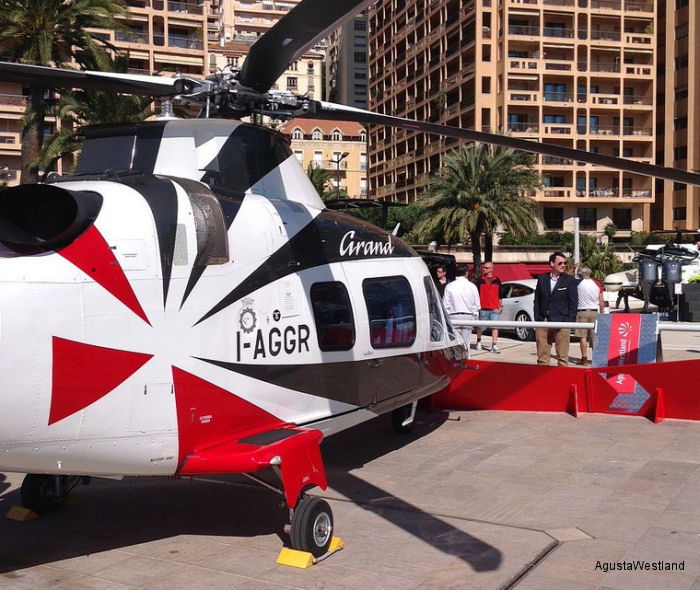 Detailed history and photos of helicopter AgustaWestland AW109S Grand Serial 22002 Register I-AGGR used by Leonardo Italy Track service timeline and current status.