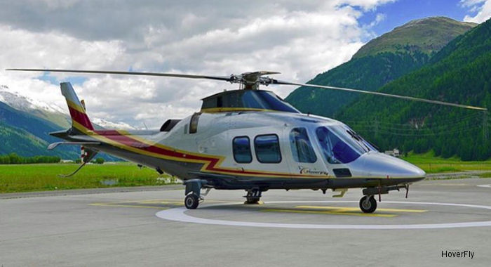 Detailed history and photos of helicopter AgustaWestland AW109S Grand Serial 22032 Register I-ELFA used by HoverFly ,Esperia Aviation Track service timeline and current status.