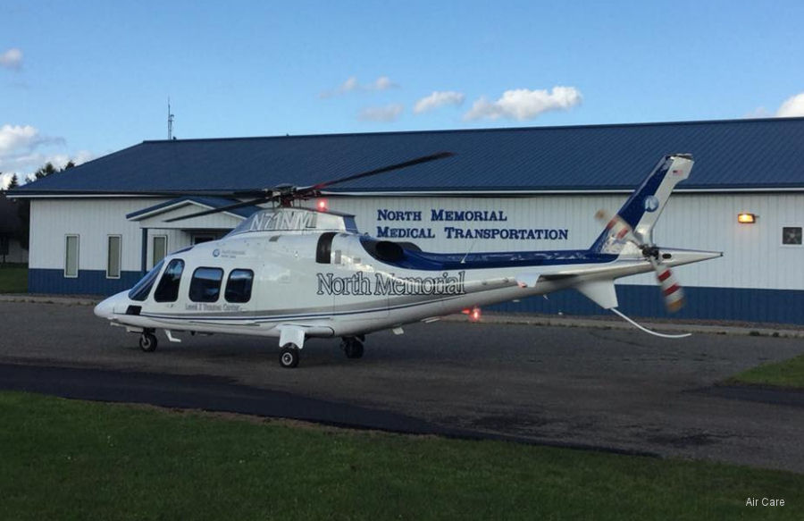 Detailed history and photos of helicopter AgustaWestland AW109S Grand Serial 22146 Register N71NM D-HOAA used by North Memorial Health ,Wiking Helikopter Service GmbH Track service timeline and current status.