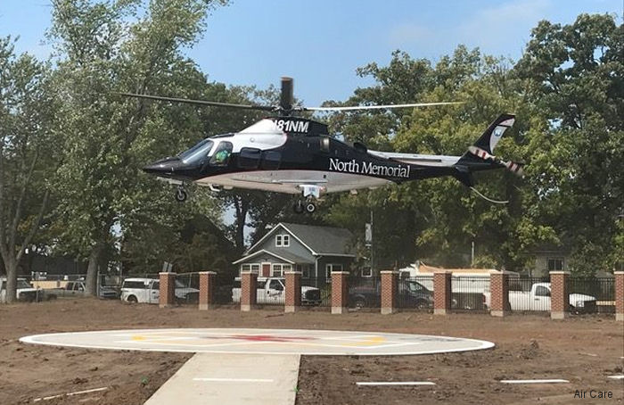 Detailed history and photos of helicopter AgustaWestland AW109S Grand Serial 22086 Register N81NM PR-ORK used by North Memorial Health ,AgustaWestland Philadelphia (Leonardo USA) ,Global Táxi Aéreo Track service timeline and current status.