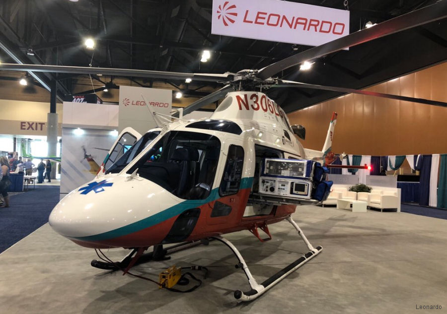 Helicopter AgustaWestland AW119Kx Koala Serial 14839 Register N306LG used by UNM HSC (University of New Mexico Health Sciences Center) ,SevenBar ,State of Utah ,AgustaWestland Philadelphia (AgustaWestland USA). Built 2015. Aircraft history and location