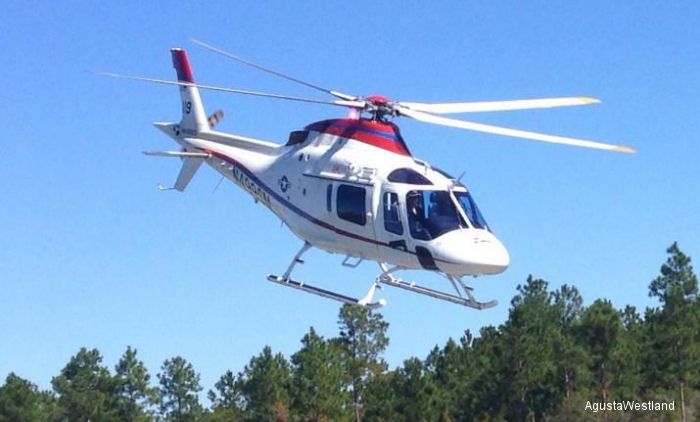 Detailed history and photos of helicopter AgustaWestland AW119Kx Koala Serial 14792 Register I-AWCV N499SM used by AgustaWestland Italy ,AgustaWestland Philadelphia (Leonardo USA) Track service timeline and current status.