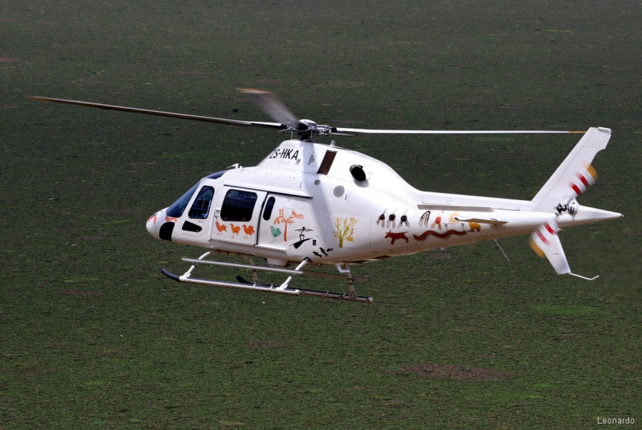 Detailed history and photos of helicopter AgustaWestland AW119Kx Koala Serial 14834 Register ZS-HKA N266MM used by Absolute Aviation ,Fireblade Aviation ,AgustaWestland Philadelphia (Leonardo USA) Track service timeline and current status.
