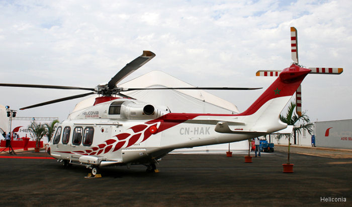 Detailed history and photos of helicopter AgustaWestland AW139 Serial 31565 Register 6V-HAK CN-HAK F-HOGP used by Heliconia ,JCE Helicopteres Track service timeline and current status.