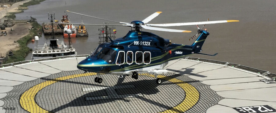 Detailed history and photos of helicopter AgustaWestland AW139 Serial 41394 Register PS-CDU HK-5132 N509SH used by Costa do Sol Taxi Aereo CdS ,Helistar Ltda ,AgustaWestland Philadelphia (Leonardo USA) Track service timeline and current status.