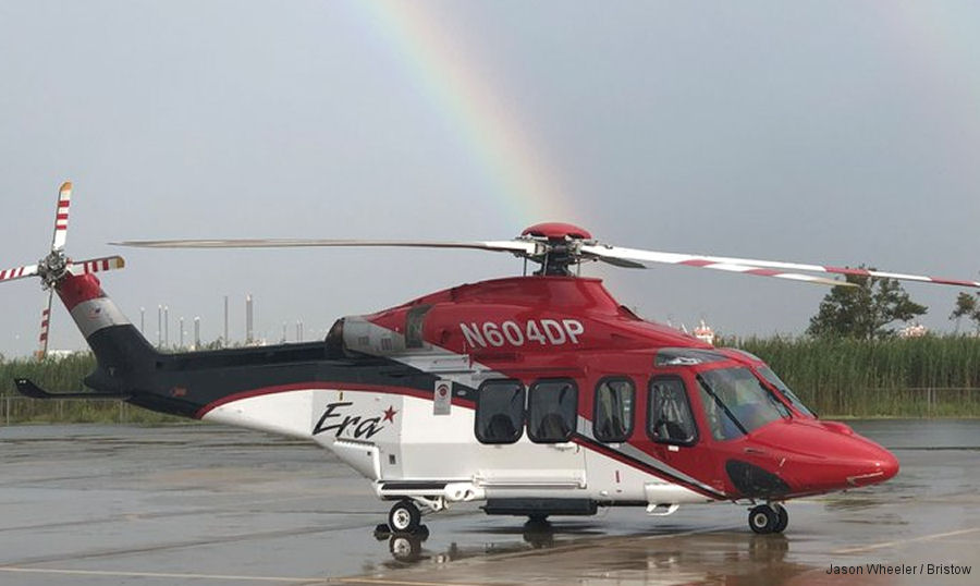 Helicopter AgustaWestland AW139 Serial 41352 Register N604DP used by ERA Helicopters. Aircraft history and location