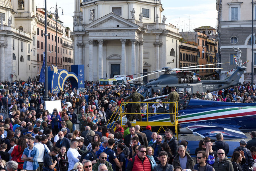 Detailed history and photos of helicopter AgustaWestland AW139M Serial 31413 Register MM81797 used by Aeronautica Militare Italiana AMI (Italian Air Force) Track service timeline and current status.