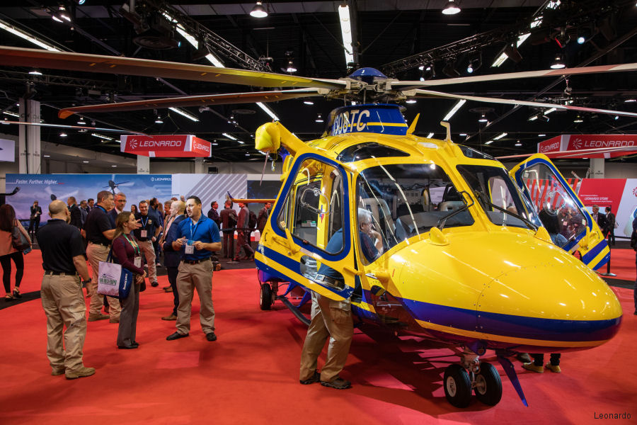 Helicopter AgustaWestland AW169 Serial 69085 Register N308TC used by STARFlight (Travis County Emergency Services) ,AgustaWestland Philadelphia (AgustaWestland USA). Built 2018. Aircraft history and location