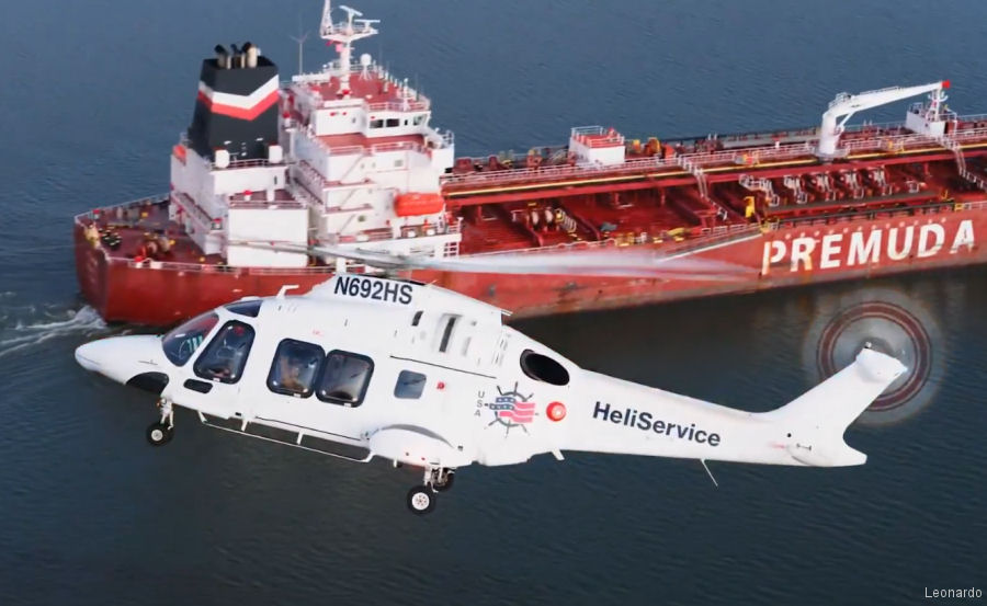 Detailed history and photos of helicopter AgustaWestland AW169 Serial 69166 Register N692HS used by HeliService International GmbH HeliService USA ,TVPX Track service timeline and current status.