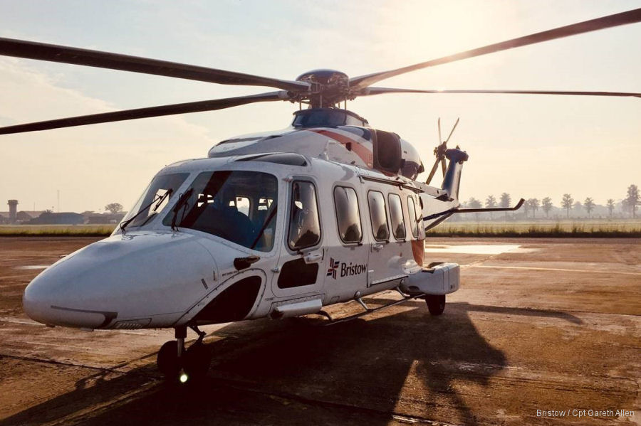 Detailed history and photos of helicopter AgustaWestland AW189 Serial 49008 Register 5N-BWG G-OENB I-RAIP used by Bristow Helicopters Nigeria BHN ,Bristow ,AgustaWestland Italy Track service timeline and current status.