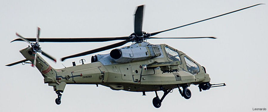 Helicopter Leonardo AW249 Serial 24000 Register CSX82069 used by Leonardo Italy. Built 2022. Aircraft history and location