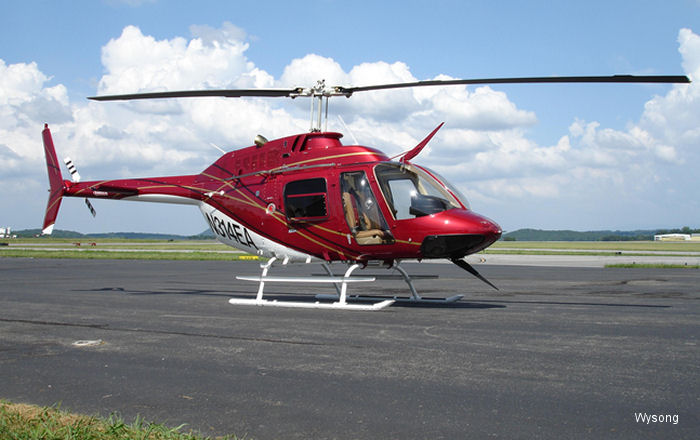 Helicopter Bell 206B-3 Jet Ranger Serial 4285 Register N445 N4KA N314EA N314JP. Built 1993. Aircraft history and location