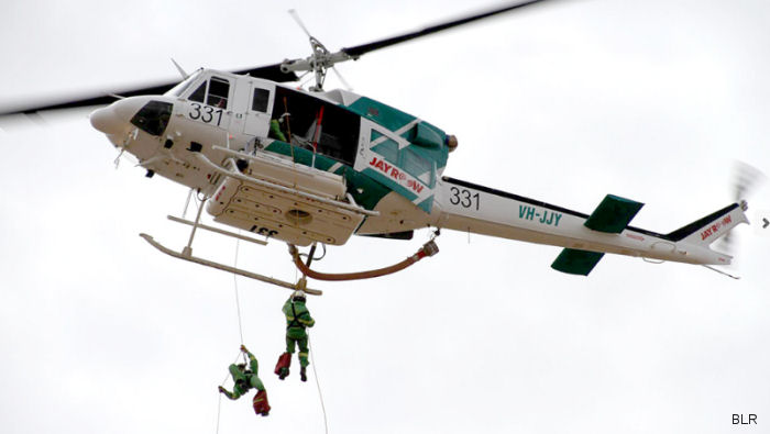 Detailed history and photos of helicopter Bell 212 Serial 30900 Register VH-JJY C-FWOR N652LH JA9536 used by Jayrow Helicopters ,Toll Group ,Helicorp Pty Ltd ,Lloyd Helicopters US ,Kaijō Hoan-chō JPCG (Japanese Coast Guard) Track service timeline and current status.