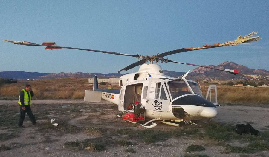 Detailed history and photos of helicopter Bell 412SP Serial 33209 Register EC-MMC UN-109H D-HAFV N412LG used by Administraciones Locales Generalitat Valenciana (Valencia Government) ,Babcock España (Babcock Spain) ,United Nations UNHAS ,Global Helicopter Service GmbH GHS ,Agrarflug Helilift GmbH ,Air Methods ,Carilion Clinic Track service timeline and current status.