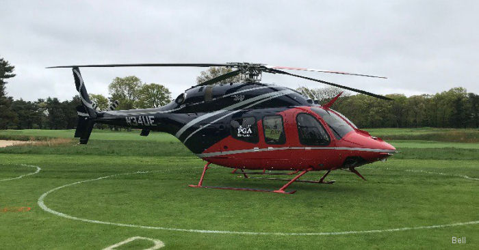 Detailed history and photos of helicopter Bell 429 Serial 57081 Register N34UE N34UT N466MH C-GOJN used by Bell Helicopter ,Bell Helicopter Canada Converted to 429 ALFA Track service timeline and current status.