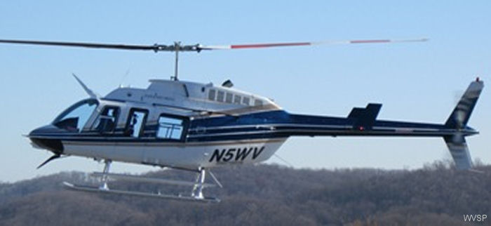 Helicopter Bell 206L-4 Long Ranger Serial 52279 Register N5WV N72EP used by WVSP (West Virginia State Police) ,Bell Helicopter. Built 2003. Aircraft history and location
