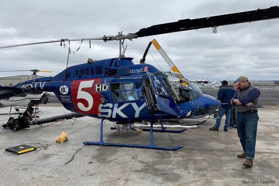 Detailed history and photos of helicopter Bell 206B-3 Jet Ranger Serial 3502 Register N56BL N5TV used by Helicopters Inc Track service timeline and current status.