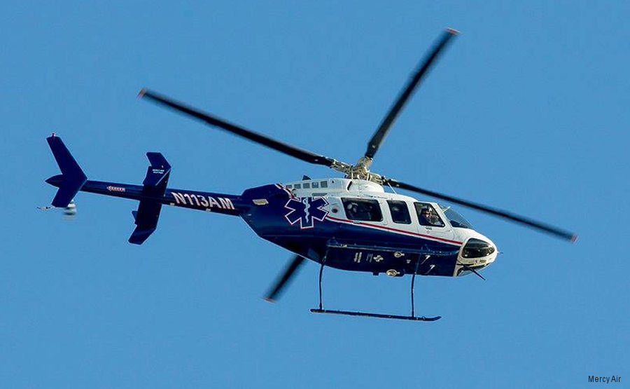 Detailed history and photos of helicopter Bell 407 Serial 54027 Register N113AM C-GHOA used by Bell Helicopter ,Air Methods ,Bell Helicopter Canada Track service timeline and current status.
