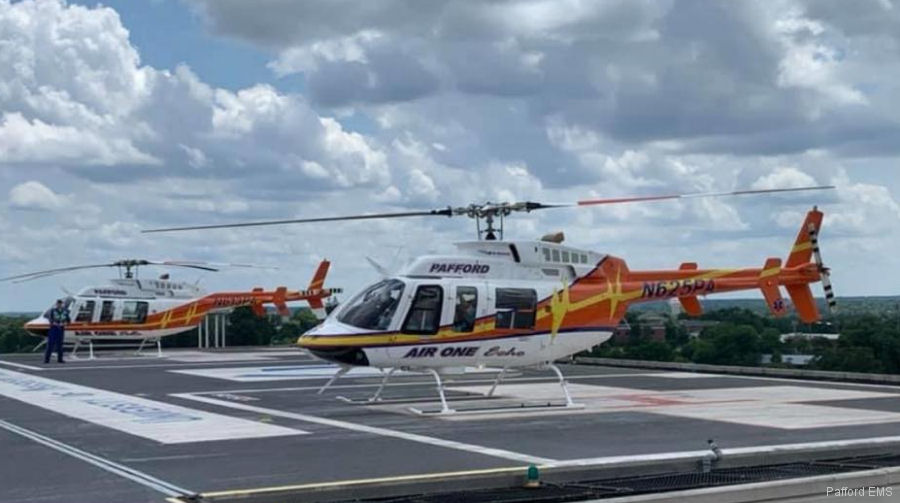 Detailed history and photos of helicopter Bell 407GX Serial 54390 Register N625PA N390BH OK-TAR OO-AMG N492RB C-GUVW used by Pafford EMS ,Air Methods ,Bell Helicopter ,Bell Helicopter Europe ,Bell Helicopter Canada Track service timeline and current status.