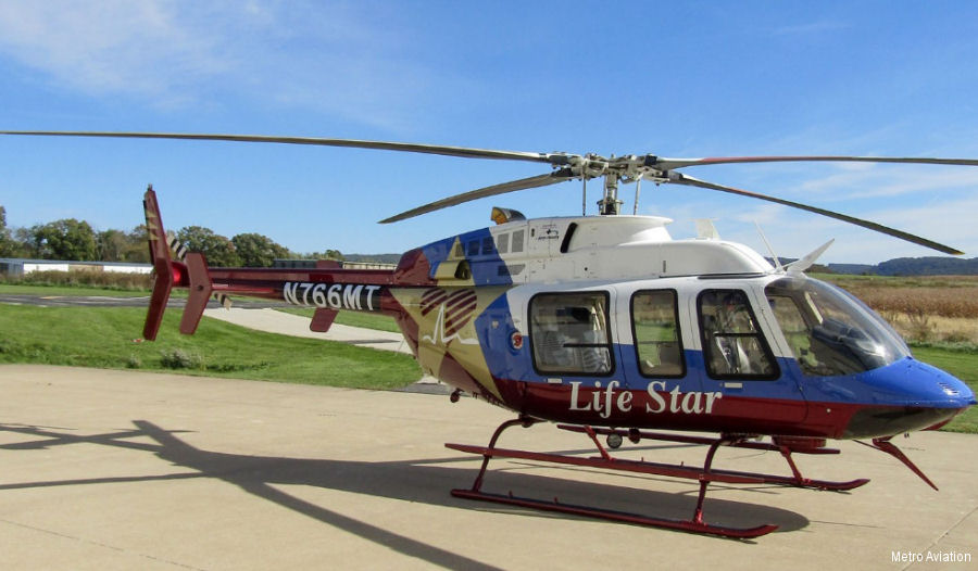Detailed history and photos of helicopter Bell 407GX Serial 54540 Register N911LS N766MT N522UC used by Life Star of Kansas (Topeka Air Ambulance) ,Wings Air Rescue ,Med Trans Corp ,GC Air Llc ,Bell Helicopter Track service timeline and current status.
