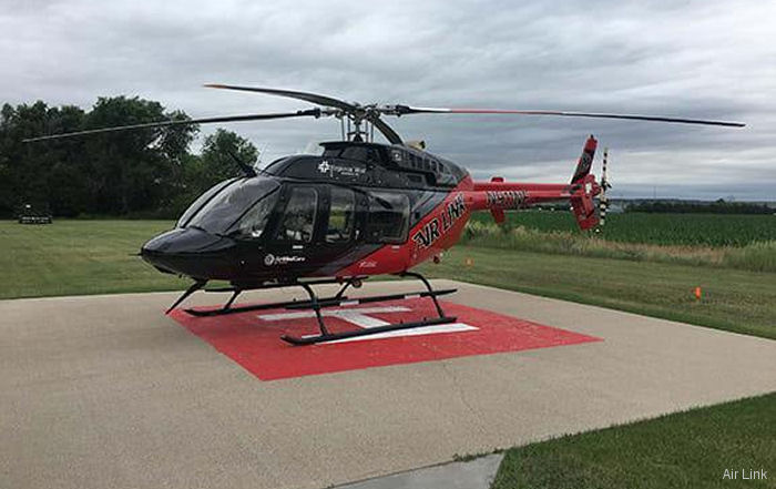 Detailed history and photos of helicopter Bell 407GX Serial 54486 Register N911NE N809MT used by TVPX ,Air Link at Regional West ,Med Trans Corp ,State of Utah ,Bell Helicopter Track service timeline and current status.