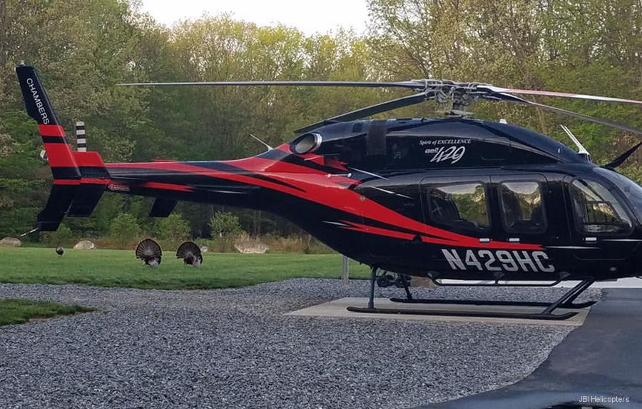 Detailed history and photos of helicopter Bell 429 Serial 57019 Register N429HC C-GIDJ used by Bell Helicopter Canada Track service timeline and current status.