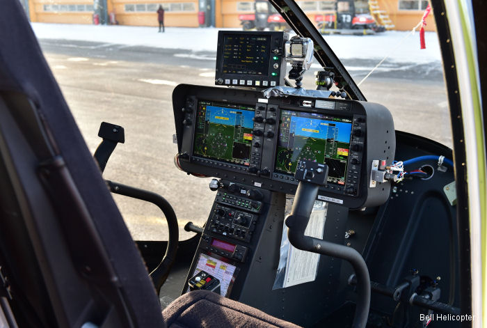 Bell 505 Jet Ranger X cockpit