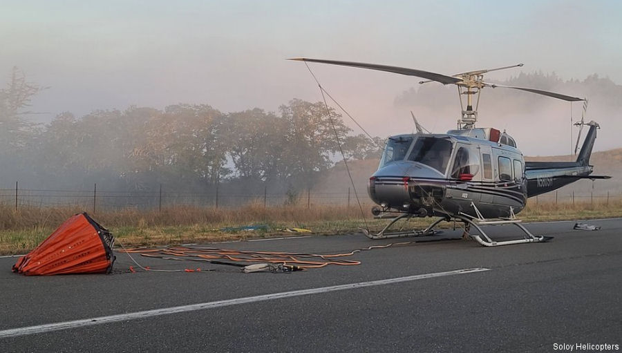 Detailed history and photos of helicopter Bell 205A-1 Serial 30294 Register N580SH C-FFHB VH-HHW LN-ORT used by Soloy (Soloy Helicopters) ,TVPX ,Mustang Helicopters ,Kahu NZ ,helitourist AS (helitourist Ltd) Track service timeline and current status.