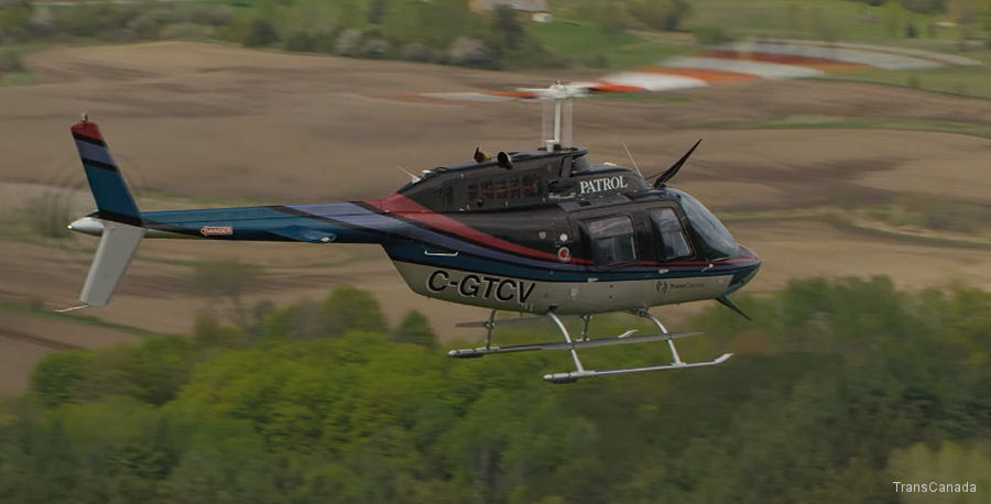 Detailed history and photos of helicopter Bell 206B-3 Jet Ranger Serial 4337 Register C-GTCV N409DB N407DB N82HH N37EA used by TransCanada Corporation Track service timeline and current status.